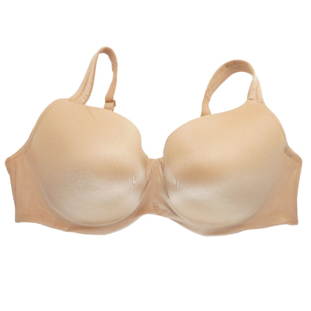 Soma 40DDD Bra Stunning Support Smooth Balconette Underwire Beige Back Closure